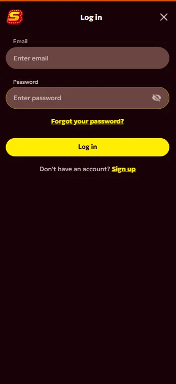 Log in